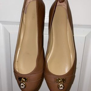 Brown Michael Kors flats